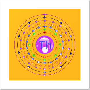 Thorium Atom C Posters and Art